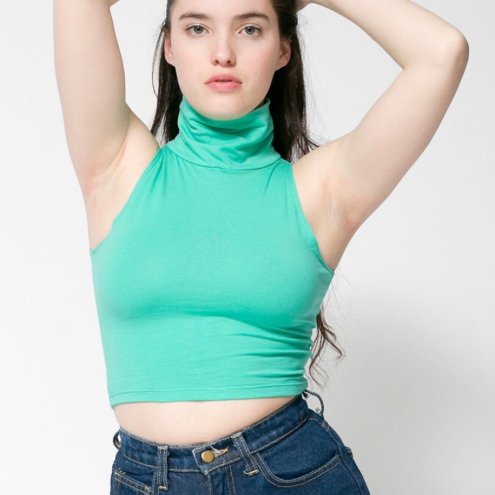 American Apparel Turtleneck Tank